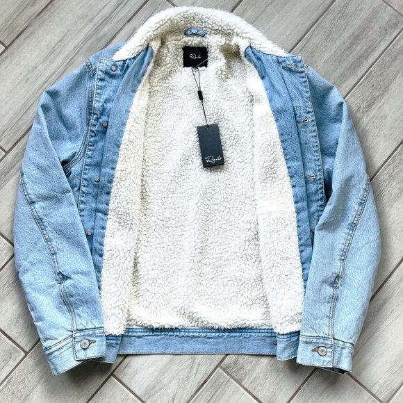 Rails Mckinley Denim Jacket Vintage Wash - NEW - Picture 8 of 12